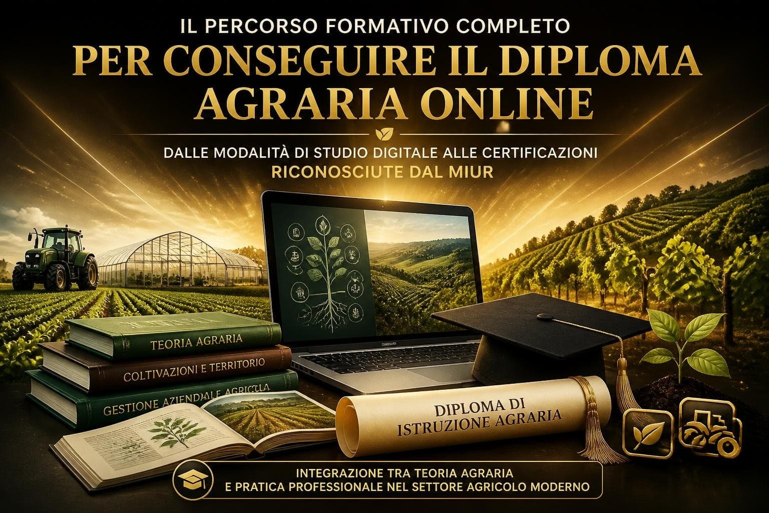 Diploma Agraria Online 2026: Guida Completa e Percorsi