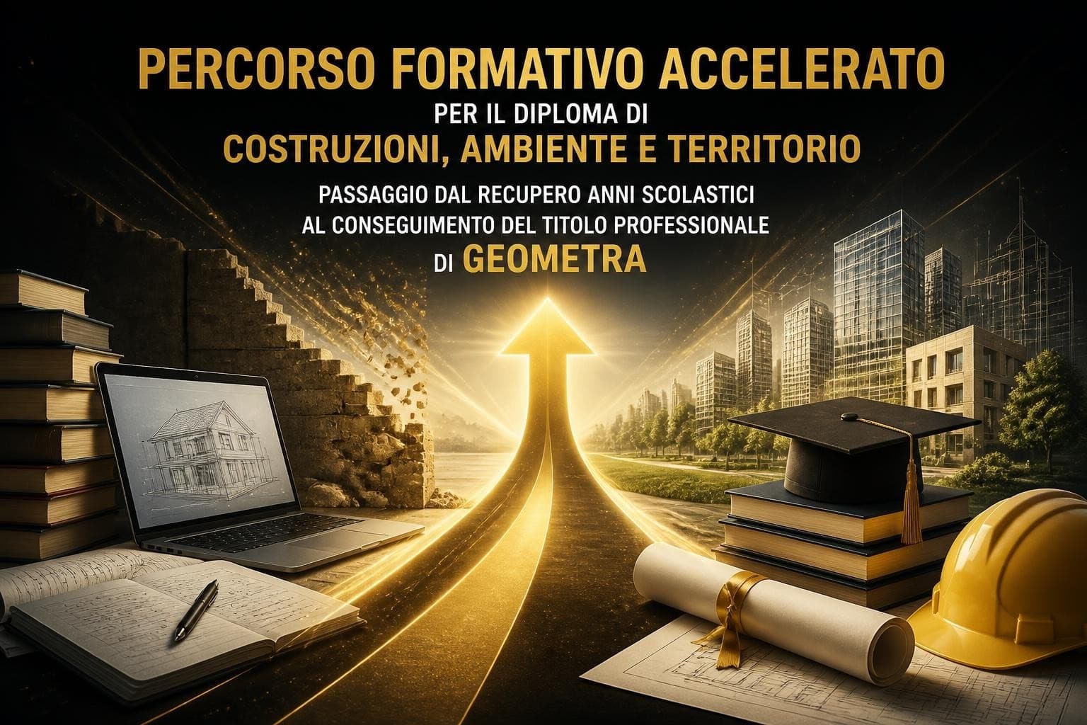 Diploma Geometra in un Anno: Percorso Accelerato 2026