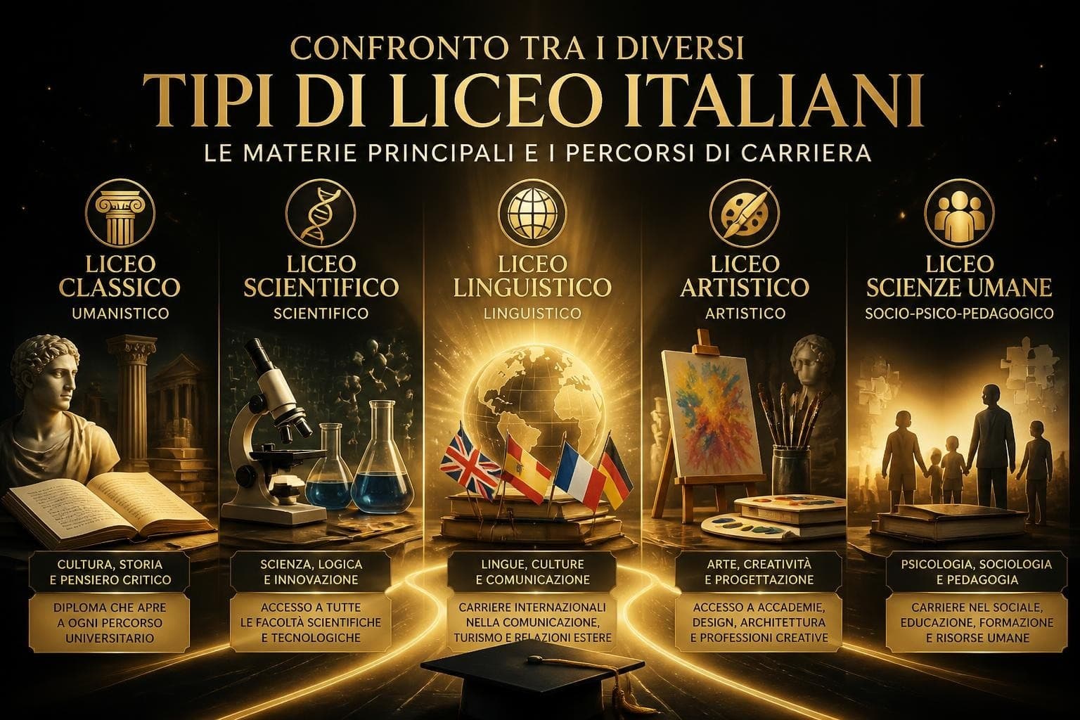 Liceo Tipi: Guida Completa agli Indirizzi Liceali 2026