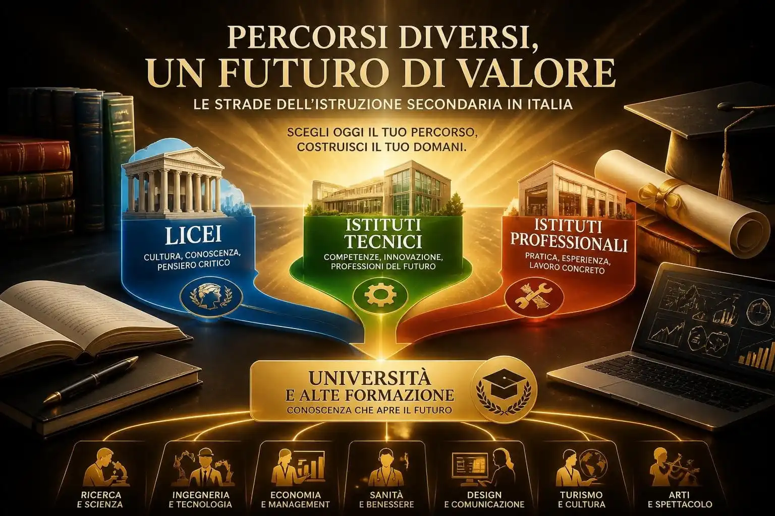 Tipo di Diploma: Guida Completa agli Indirizzi 2026